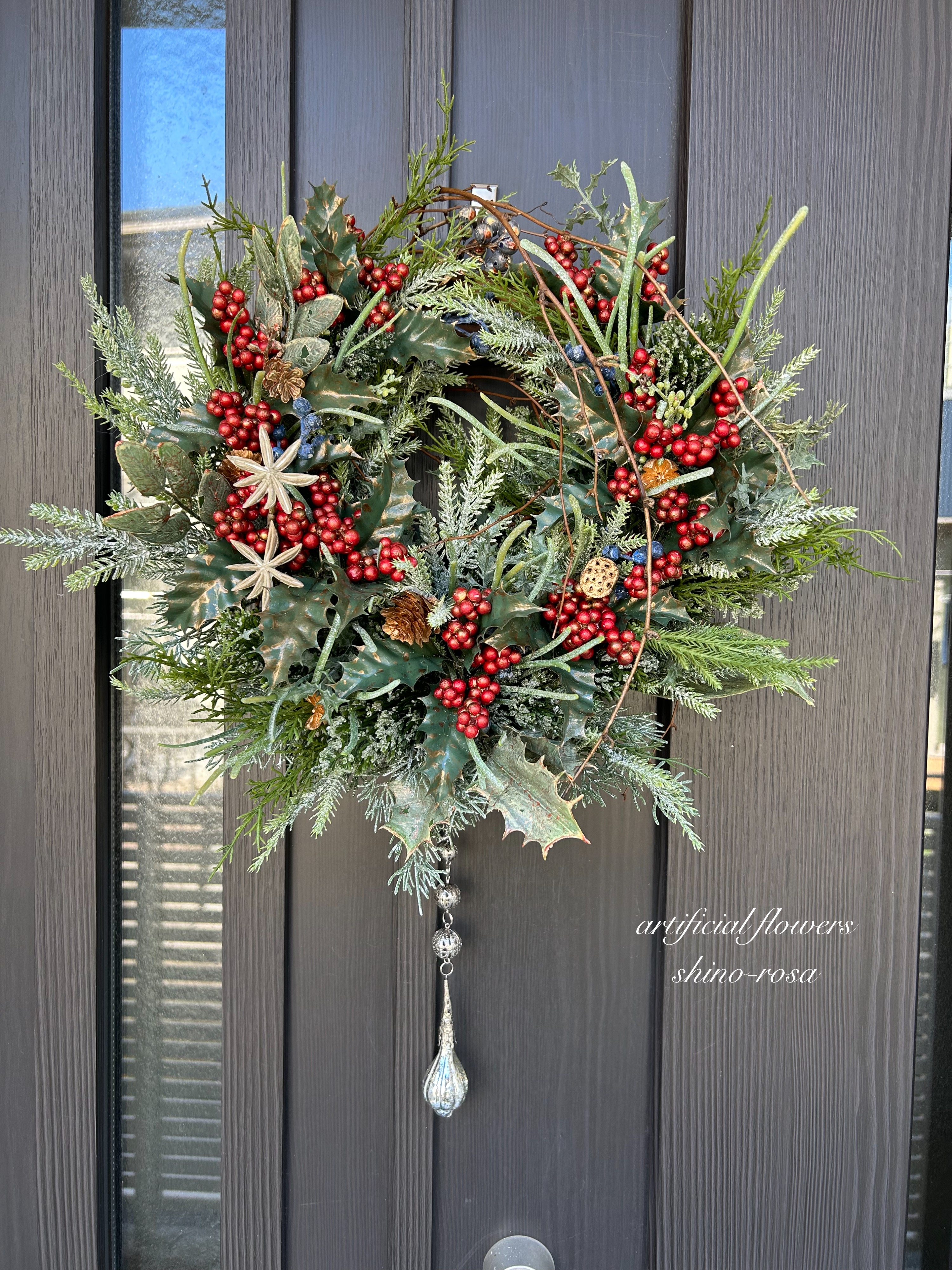 Merry Christmas 2023 ホプシーのクリスマスリース　33cm Merry Christmas 2023 ホプシーのクリスマスリース33cm
