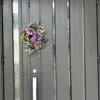 パープルポピーのハーフムーンリース 画像10