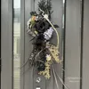 ブラックローズとシルバーマムのしめ縄 画像10