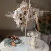 シャンパンゴールドポインセチアの花手毬 画像8