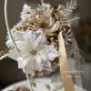 シャンパンゴールドポインセチアの花手毬 画像4