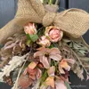 薔薇とコスモスのドライフラワー風スワッグ 画像7