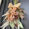 薔薇とコスモスのドライフラワー風スワッグ 画像4