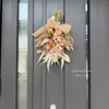 薔薇とコスモスのドライフラワー風スワッグ 画像9