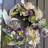 ポピーとサンフラワーシードのハーフムーンリース 画像6