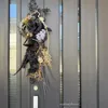 ブラックローズとシルバーマムのしめ縄 画像10