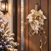 ポインセチアのセッカヤナギのXmasスワッグ 画像10
