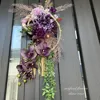 銀座すみれの花形成クリニック様ご依頼品•紫ブルーミングダリアと胡蝶蘭の荘厳しめ縄 画像6