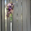 銀座すみれの花形成クリニック様ご依頼品•紫ブルーミングダリアと胡蝶蘭の荘厳しめ縄 画像10