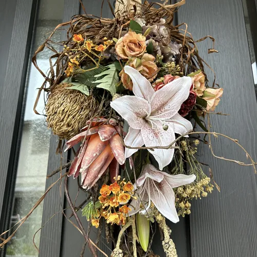 SOLD OUTリリィーとココジャーのドライ風スワッグ