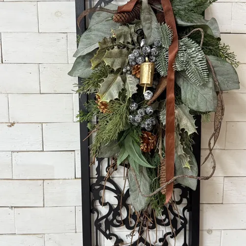 マグノリアリーフのXmasスワッグ