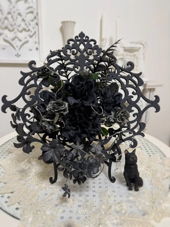 ブラックダリアとKIGIフレーム